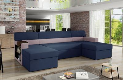 Kutna garnitura Markos s ležajem i spremnikom - 159x310x90 cm