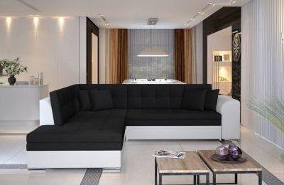 Kutna garnitura Pieretta s ležajem - 205x260x80 cm