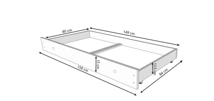 z10) Szuflada rozmiar 160x80