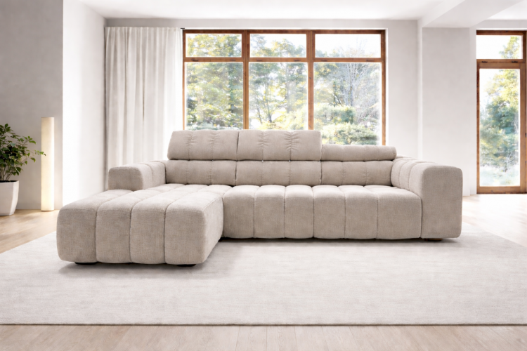 Dnevna soba s bež sofitnom