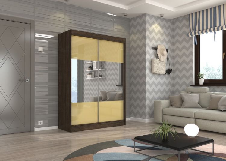 Wenge+Vanilla lacobel+mirror (150) (Tms20)