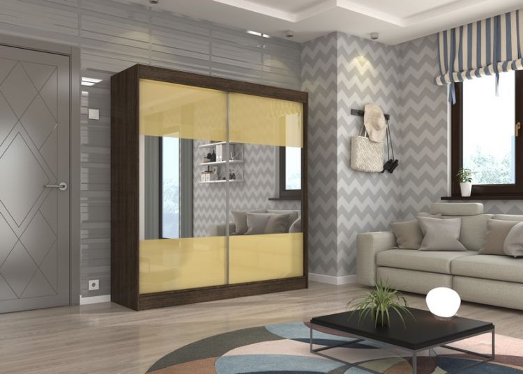 Wenge+Vanilla lacobel+mirror (200) (Tms21)